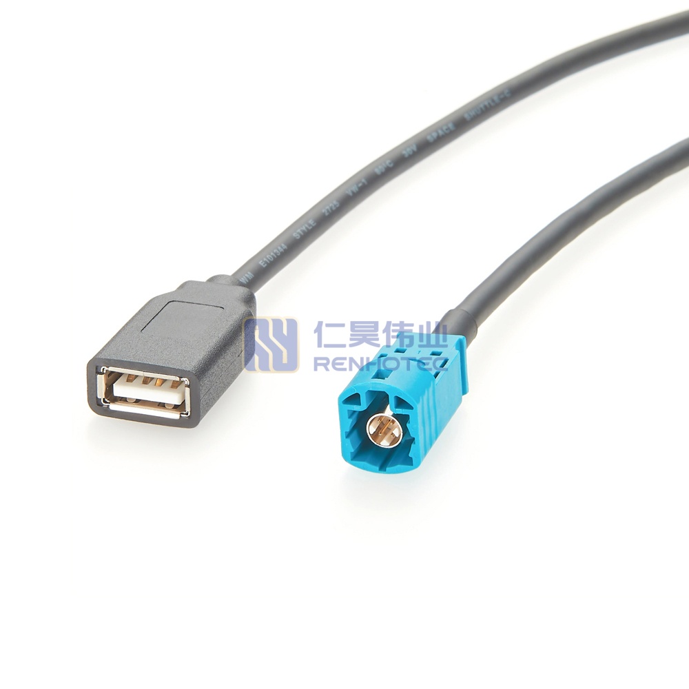 HSD 4P Z Male to USB 2.0 Type-A Female Cable - RHT-605-20839 - Image 4
