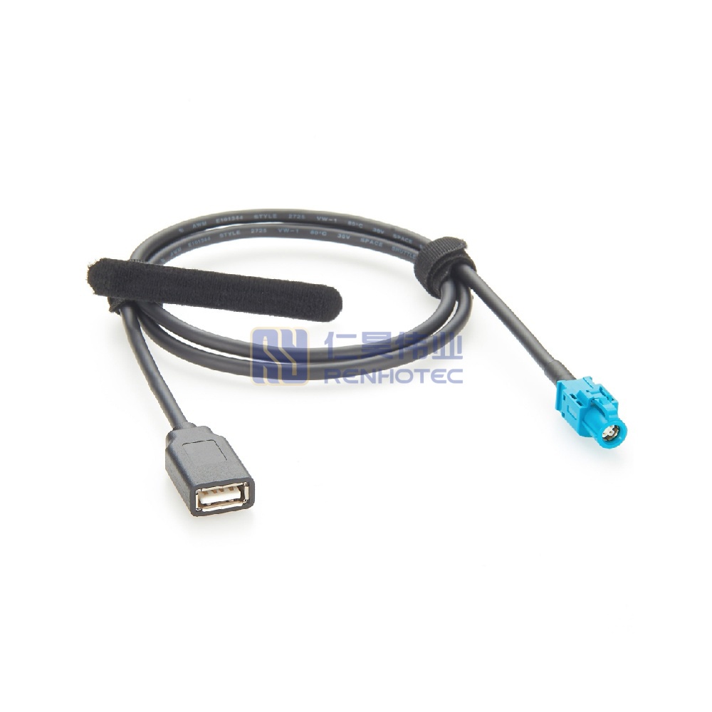 HSD 4P Z Female to USB 2.0 Type-A Female Cable - RHT-605-20842 - Image 3