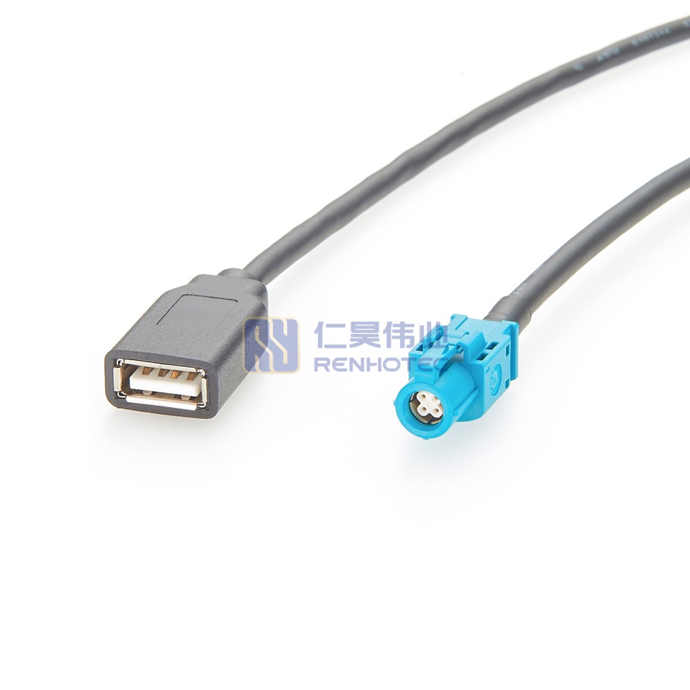 HSD 4P Z Female to USB 2.0 Type-A Female Cable - RHT-605-20842 - Image 4