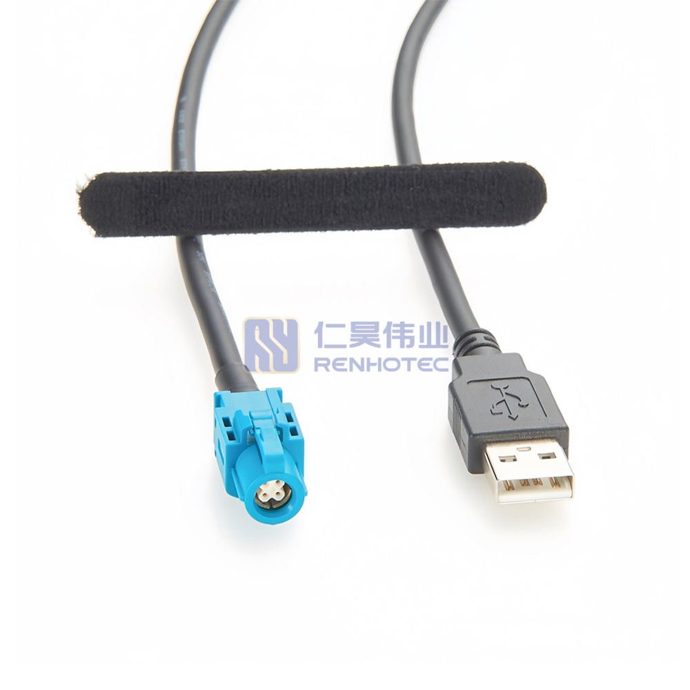 HSD 4P Z Female to USB 2.0 A Male Cable - RHT-605-20843 - Image 2