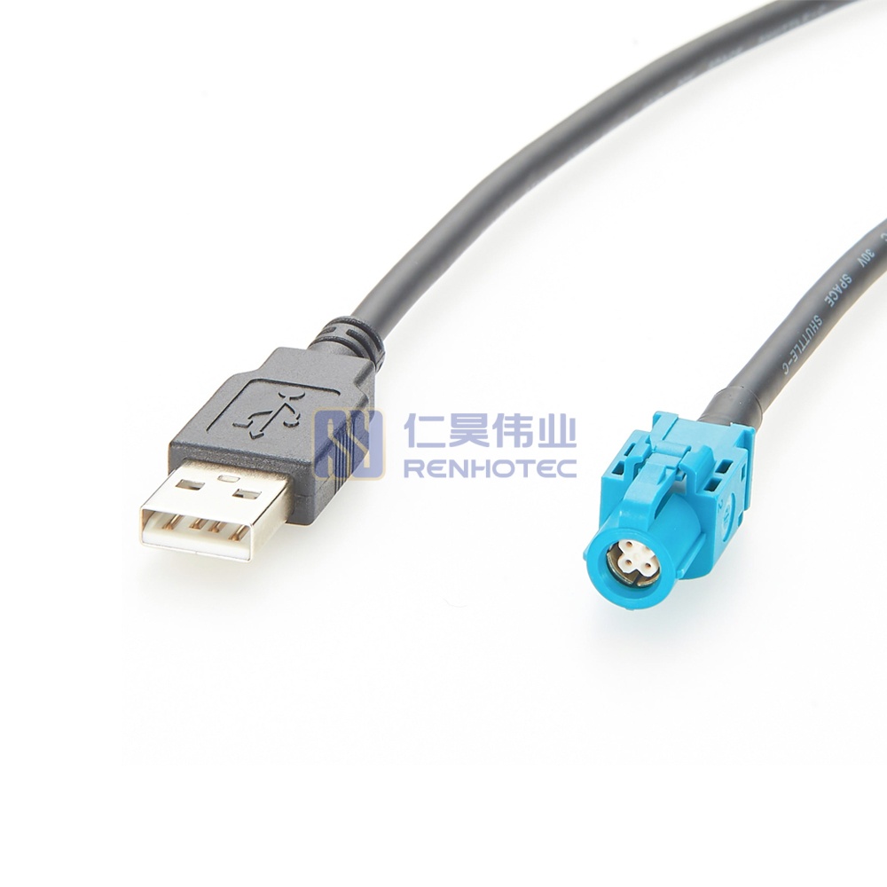 HSD 4P Z Female to USB 2.0 A Male Cable - RHT-605-20843 - Image 4
