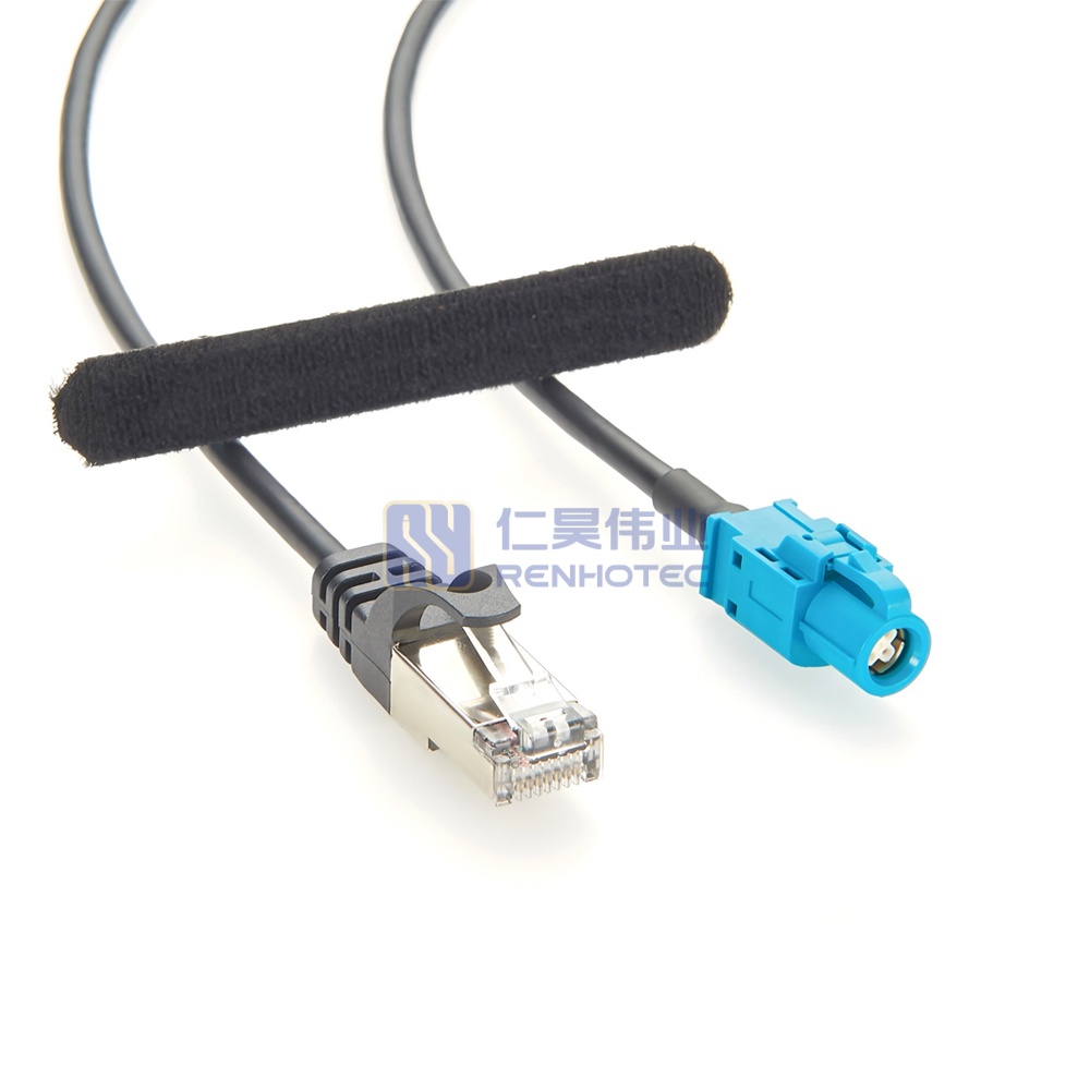 HSD 4P Z Female to RJ45 Male Plug Cable - RHT-605-20844 - Image 2