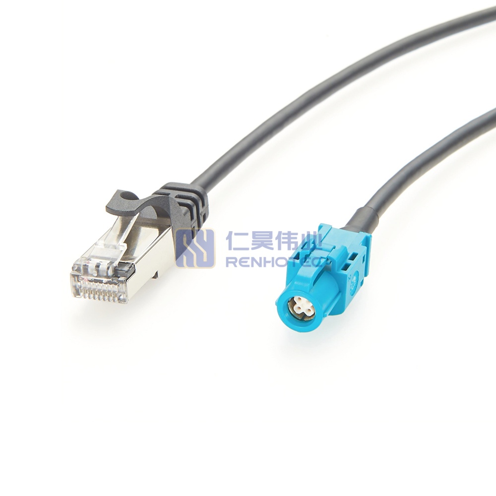 HSD 4P Z Female to RJ45 Male Plug Cable - RHT-605-20844 - Image 4