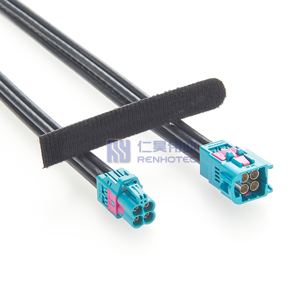 4-in-1 Mini FAKRA Male to Female Extension Cable - RHT-605-20852 - Image 2