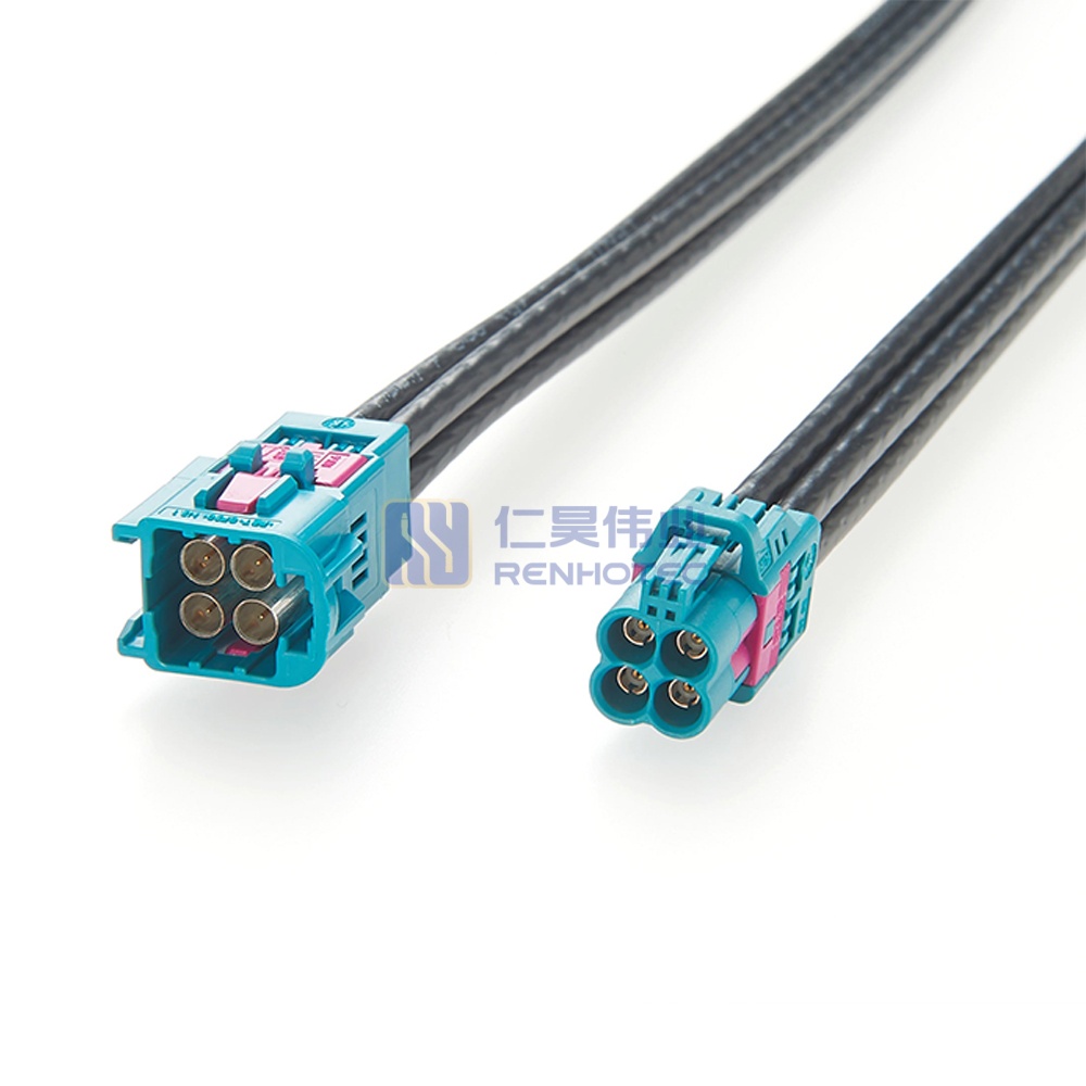 4-in-1 Mini FAKRA Male to Female Extension Cable - RHT-605-20852 - Image 4