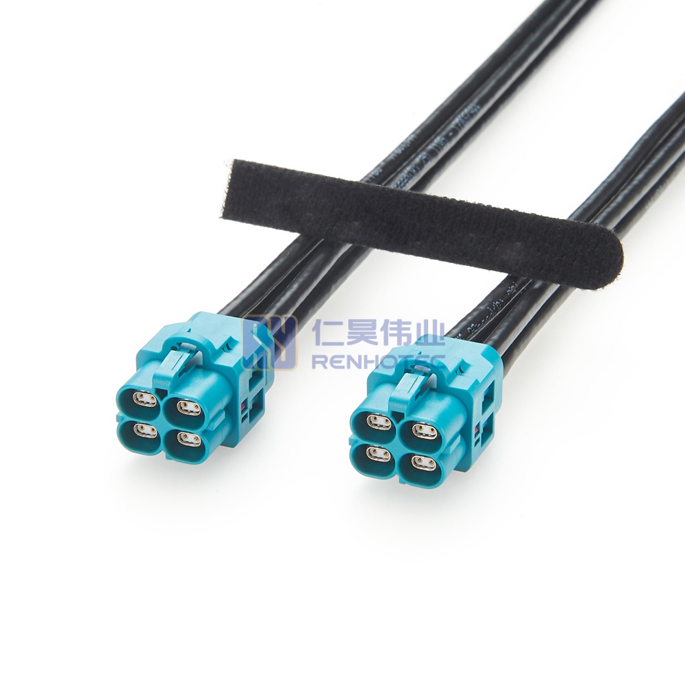 H-MTD Quad Jack to Jack Automotive Ethernet Cable - RHT-605-20856 - Image 4