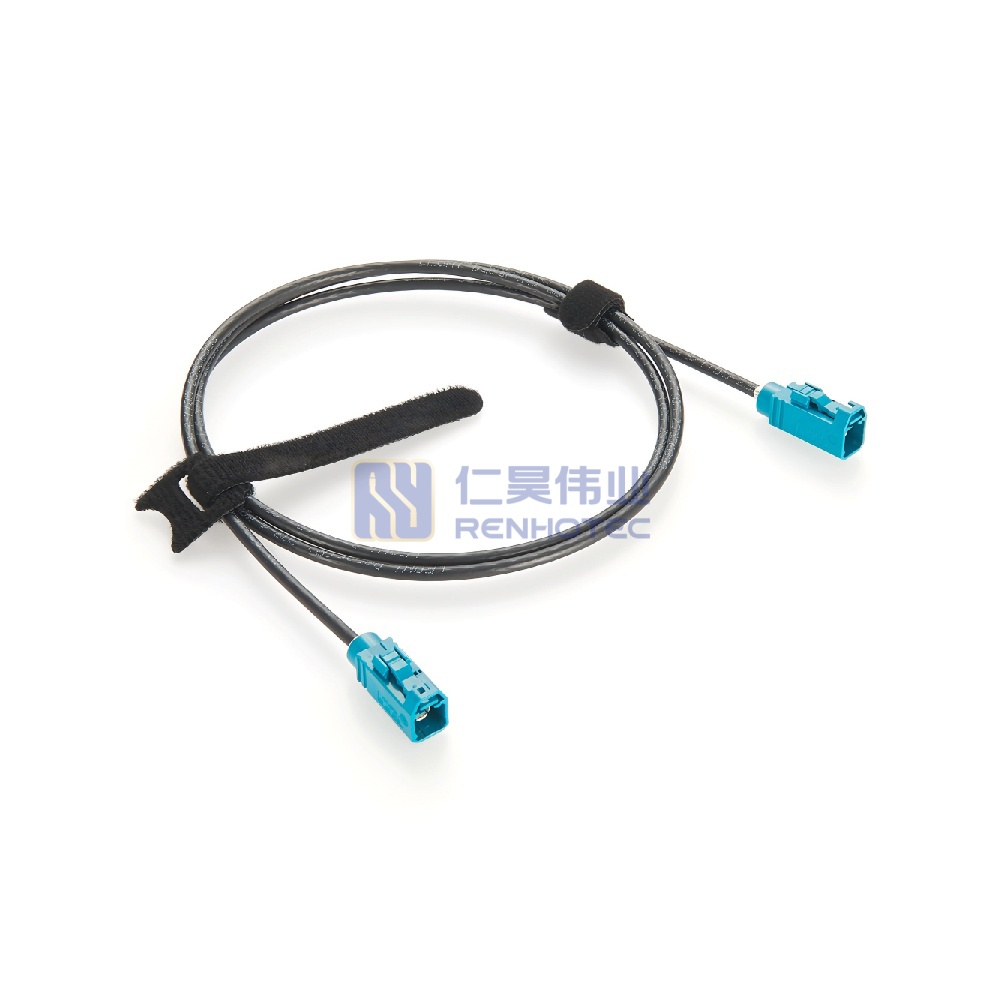 FAKRA Z Female to Female RF Coaxial Cable Assembly with DACAR 302-4 - RHT-605-20860 - Image 2