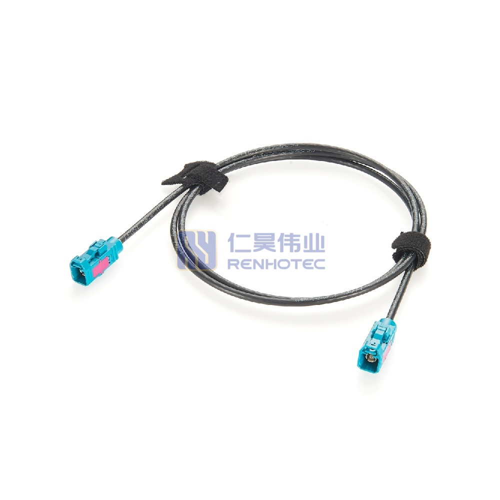 FAKRA Z Female to Female RF Coaxial Cable Assembly with DACAR 302-4 - RHT-605-20860