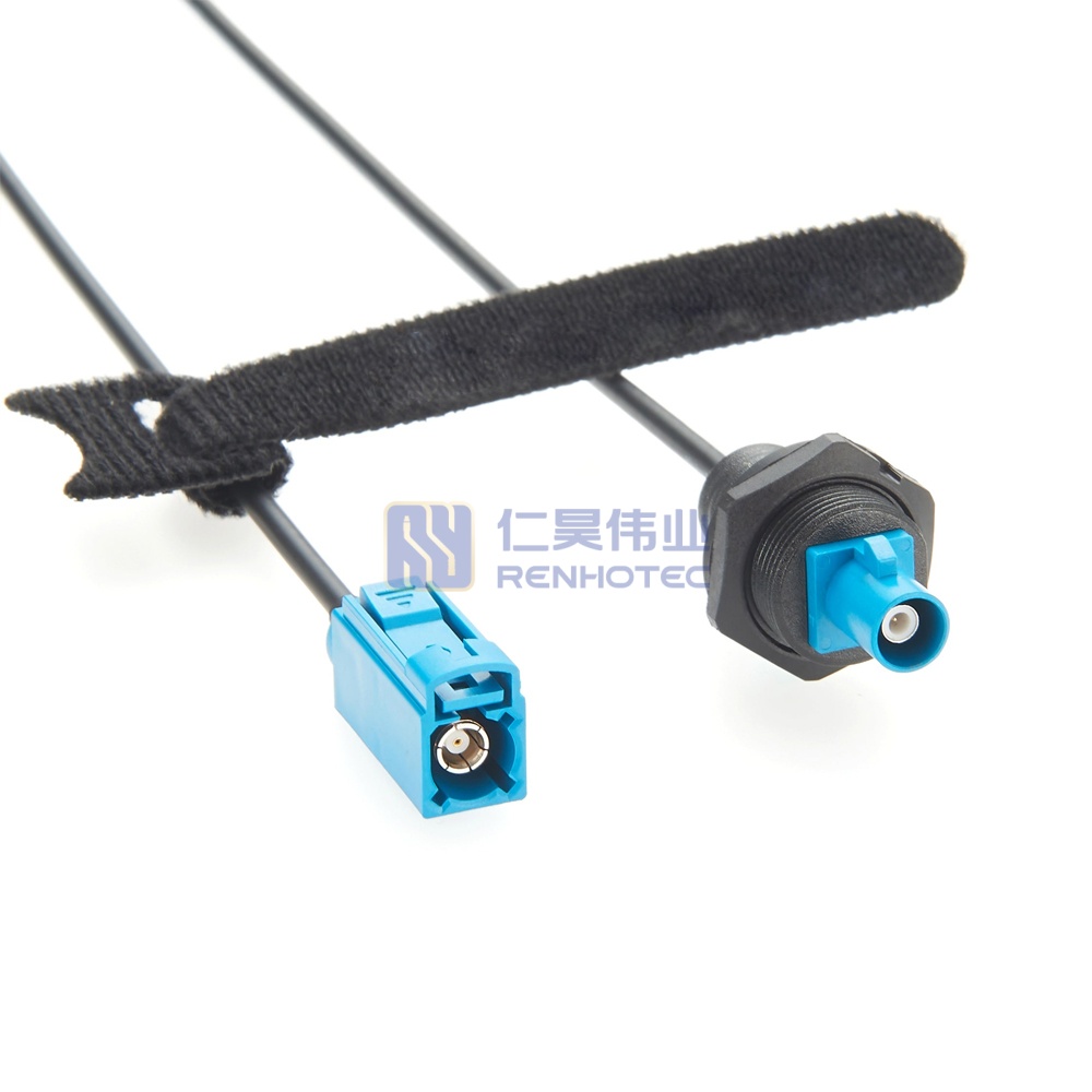 FAKRA PCB Mount Extension with Cable RG174 - RHT-605-20861 - Image 2