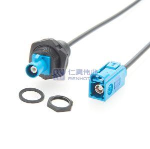 FAKRA PCB Mount Extension with Cable RG174 - RHT-605-20861