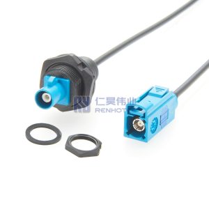 FAKRA PCB Mount Extension with Cable RG174 - RHT-605-20861