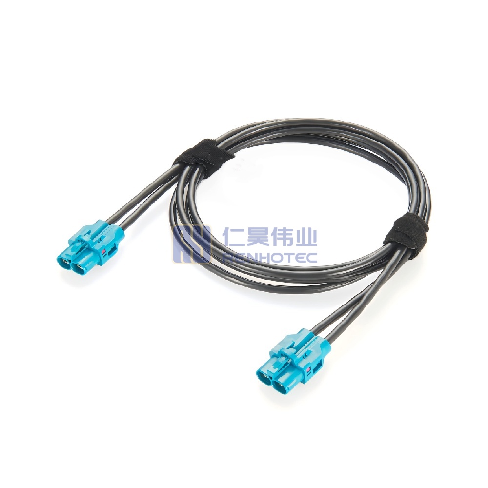 Dual Port H-MTD Female to Female Automotive Ethernet Cable - RHT-605-20863