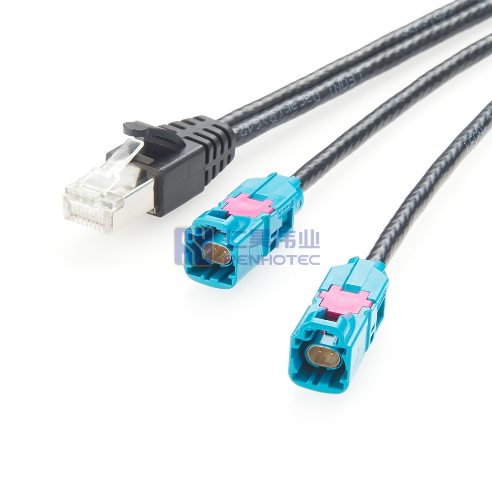 Dual H-MTD to RJ45 10 Gigabit Automotive Ethernet Cable - RHT-605-20864 - Image 4