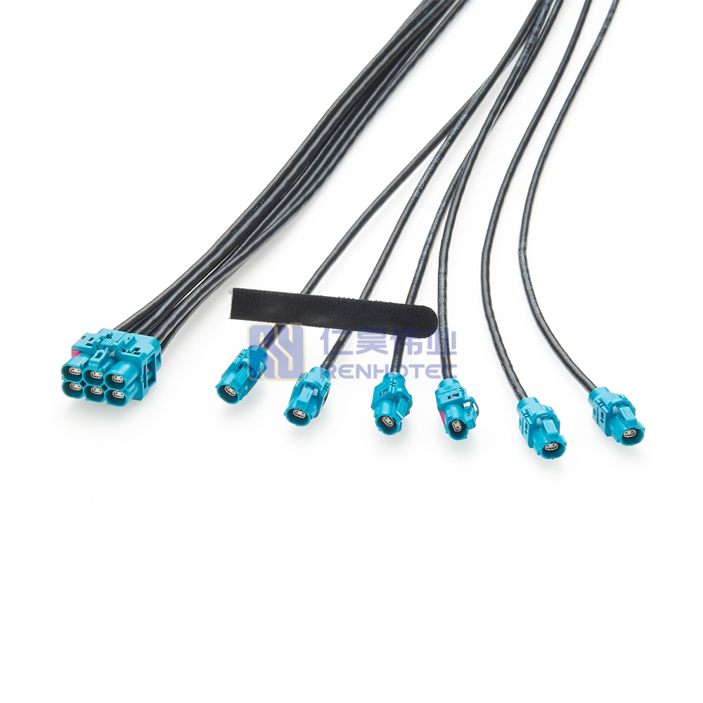 6 in 1 H-MTD Female to Female Automotive Ethernet Cable - RHT-605-20874 - Image 4
