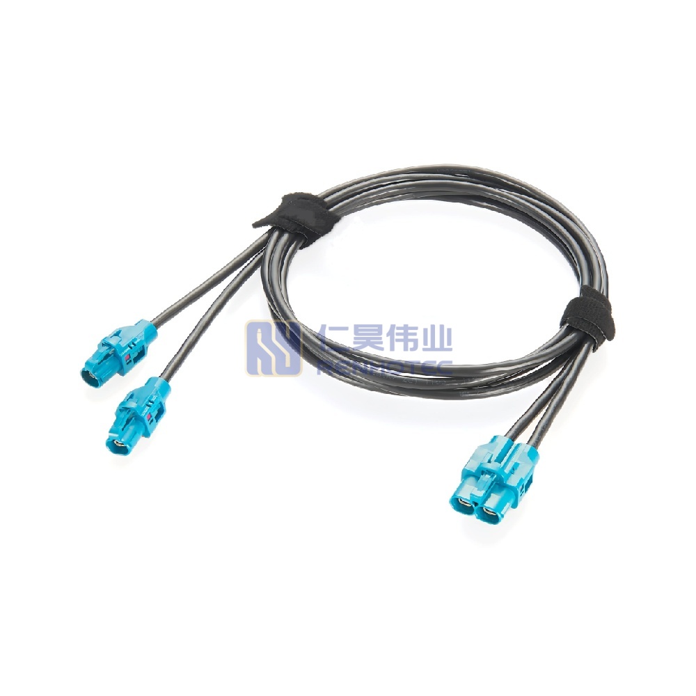 2 in 1 H-MTD Cable Female to Female for Automotive Ethernet Cable - RHT-605-20878