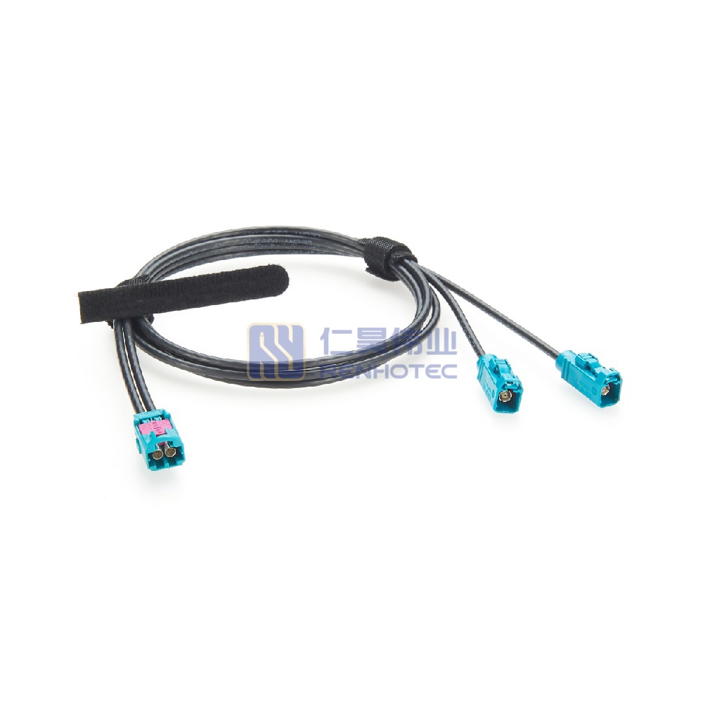 Mini FAKRA Dual Cavity Male to 2 FAKRA Female with Cable DACAR 302-4 - RHT-605-20879 - Image 3