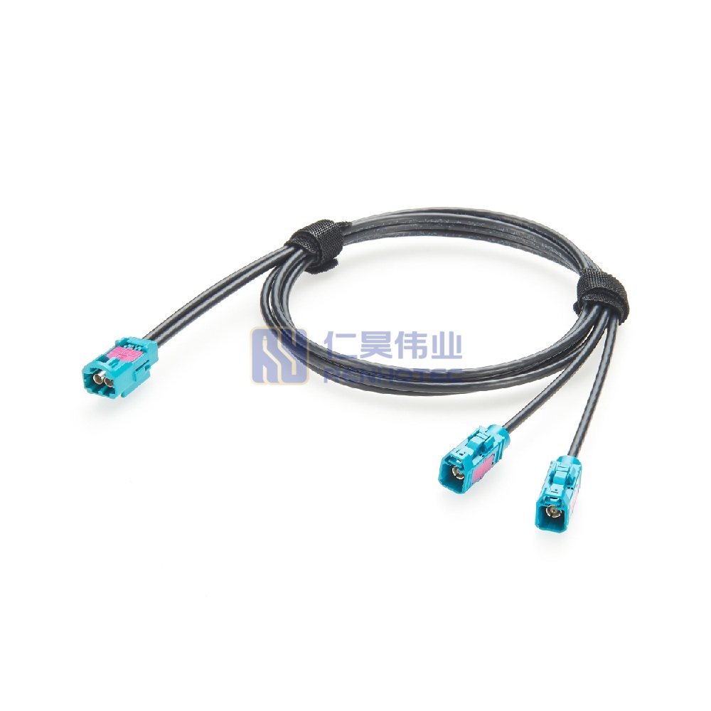 Mini FAKRA Dual Cavity Male to 2 FAKRA Female with Cable DACAR 302-4 - RHT-605-20879