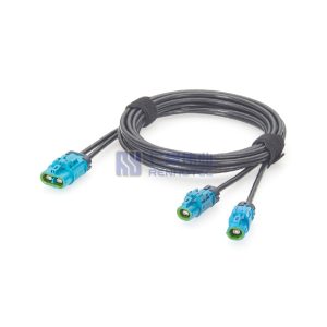 Waterproof Dual H-MTD Female to Female Automotive Ethernet Cable - RHT-605-20880
