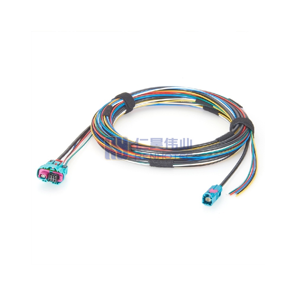 Waterproof H-MTD Female to Male 10 Gigabit Automotive Ethernet Cable - RHT-605-20881