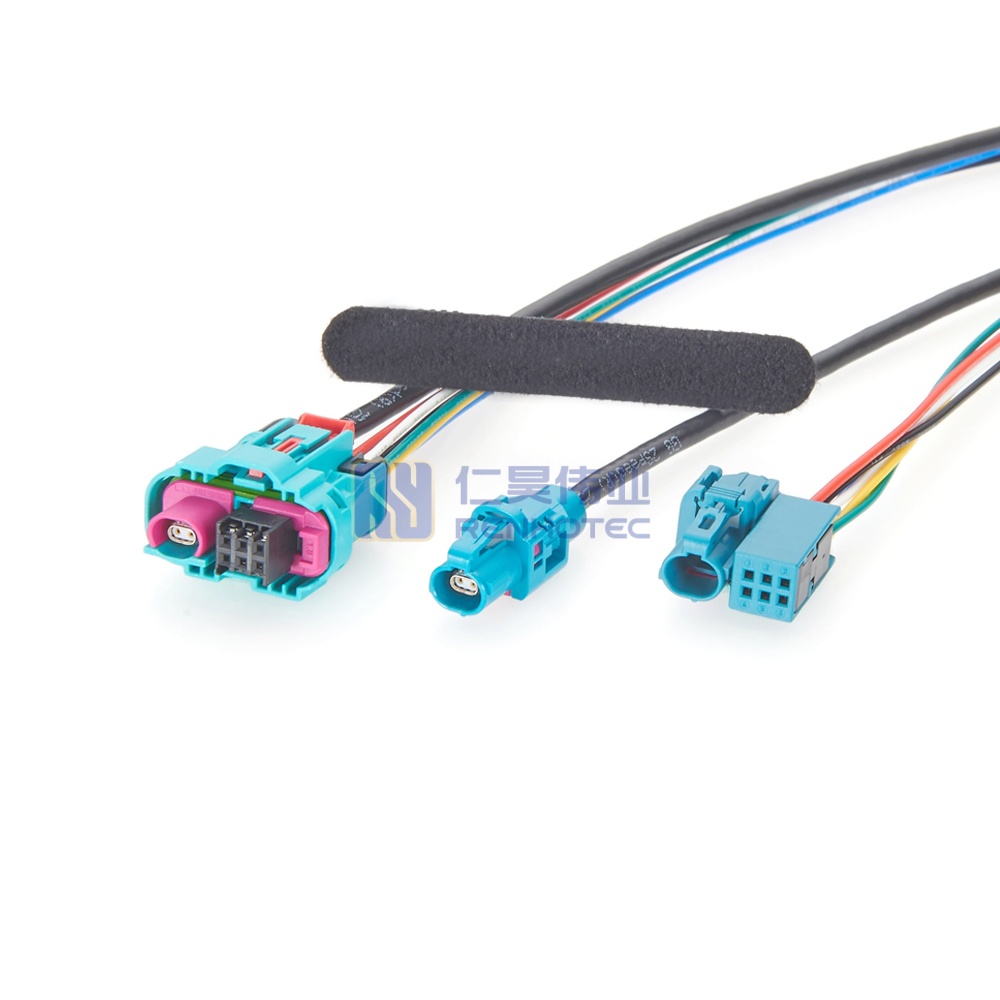 IP67 Waterproof H-MTD+6P Female to Female Automotive Ethernet Cable - RHT-605-20883 - Image 4
