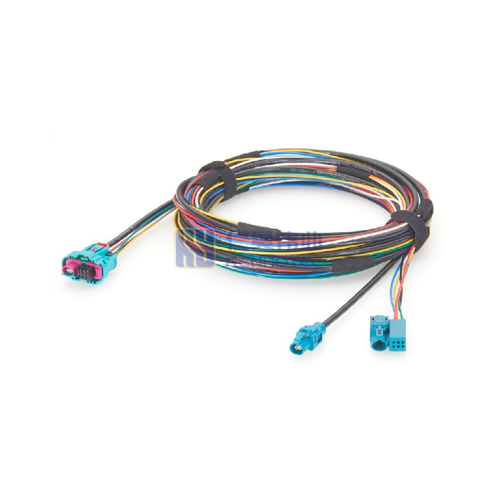 IP67 Waterproof H-MTD+6P Female to Female Automotive Ethernet Cable - RHT-605-20883