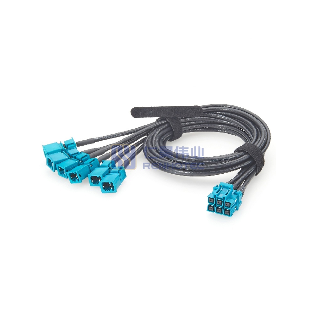 6 in 1 MATEnet Splitter Cable for NVIDIA DRIVE AGX Orin Platform - RHT-605-20886