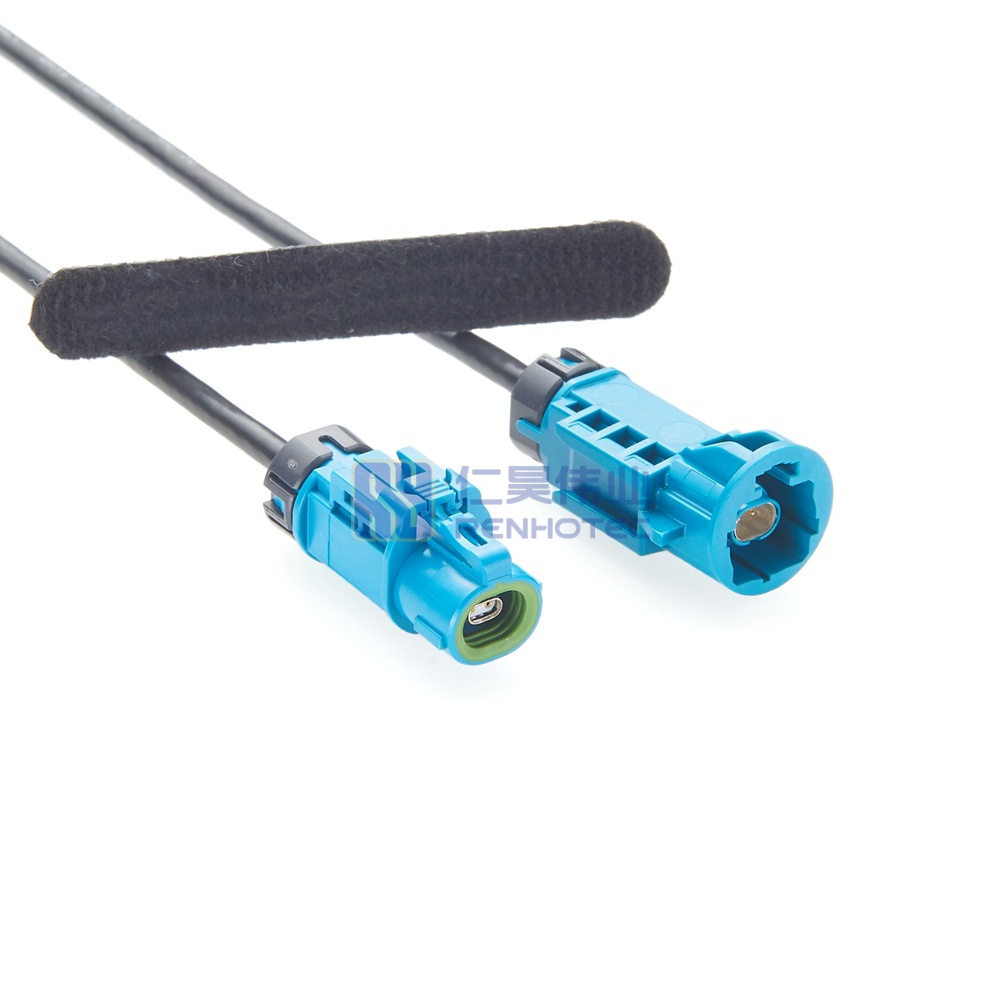 Waterproof H-MTD Female to Male Extension Automotive Ethernet Cable - RHT-605-20899 - Image 2