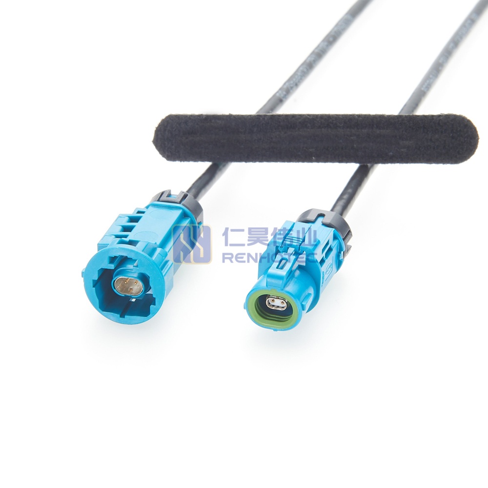 Waterproof H-MTD Female to Male Extension Automotive Ethernet Cable - RHT-605-20899 - Image 4