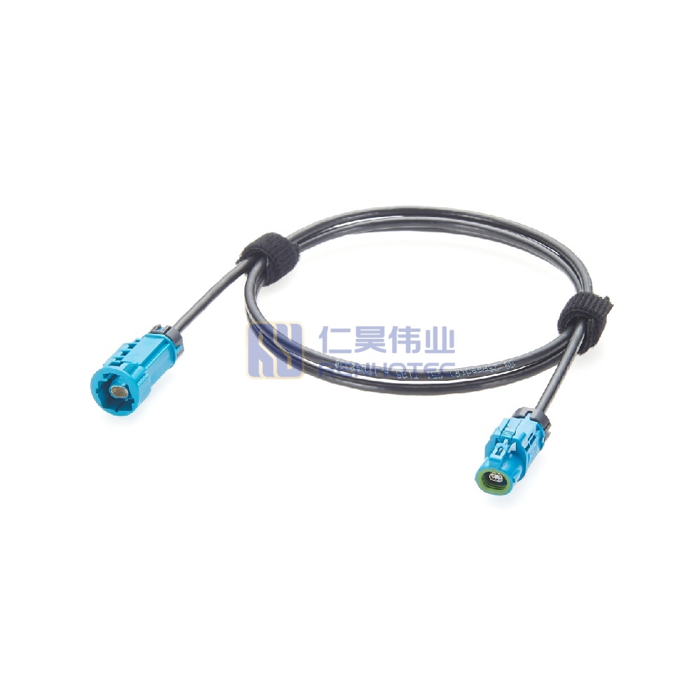 Waterproof H-MTD Female to Male Extension Automotive Ethernet Cable - RHT-605-20899