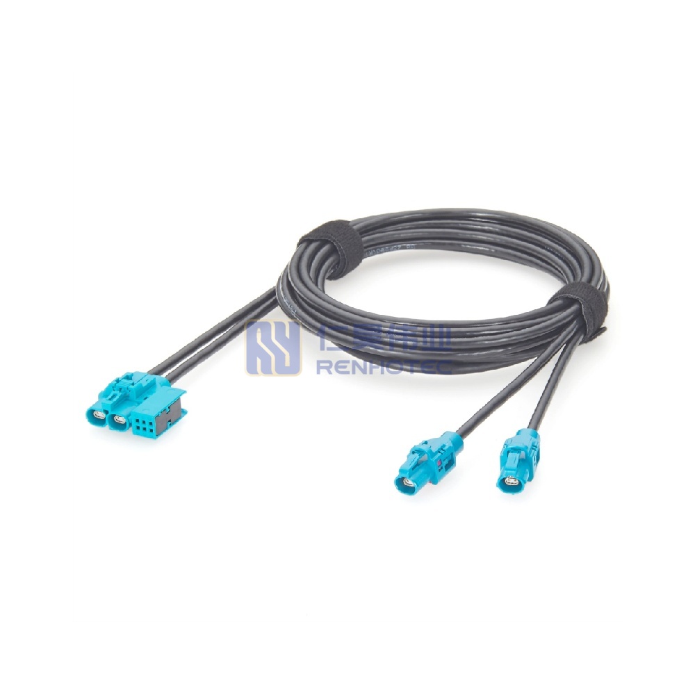 Dual Port H-MTD Female to Female Automotive Ethernet Cable - RHT-605-20902