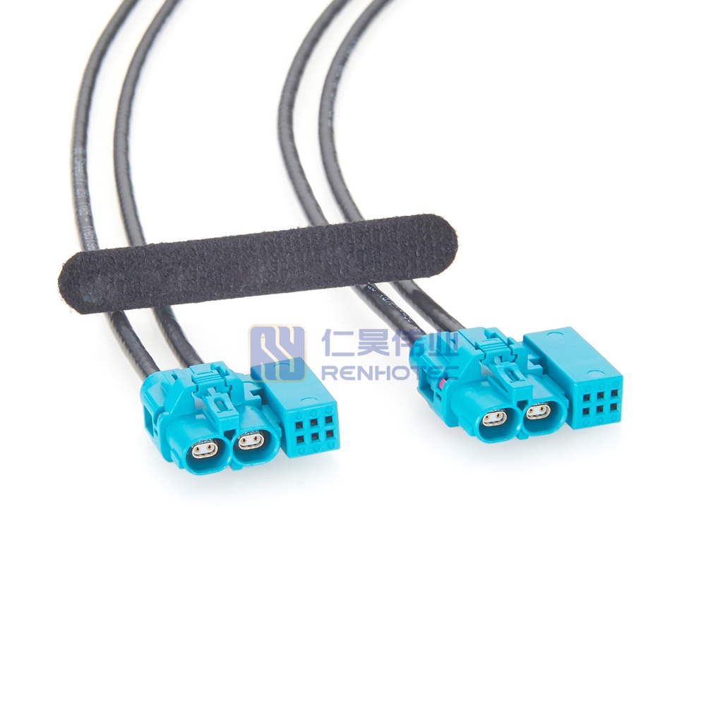 H-MTD+6P Female to Female 10 Gigabit Automotive Ethernet Cable - RHT-605-20903 - Image 2