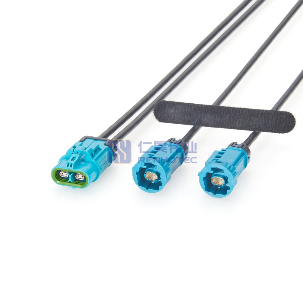 IP67 Waterproof 2 in 1 H-MTD Female to Male Automotive Ethernet Extension Cable - RHT-605-20904 - Image 4