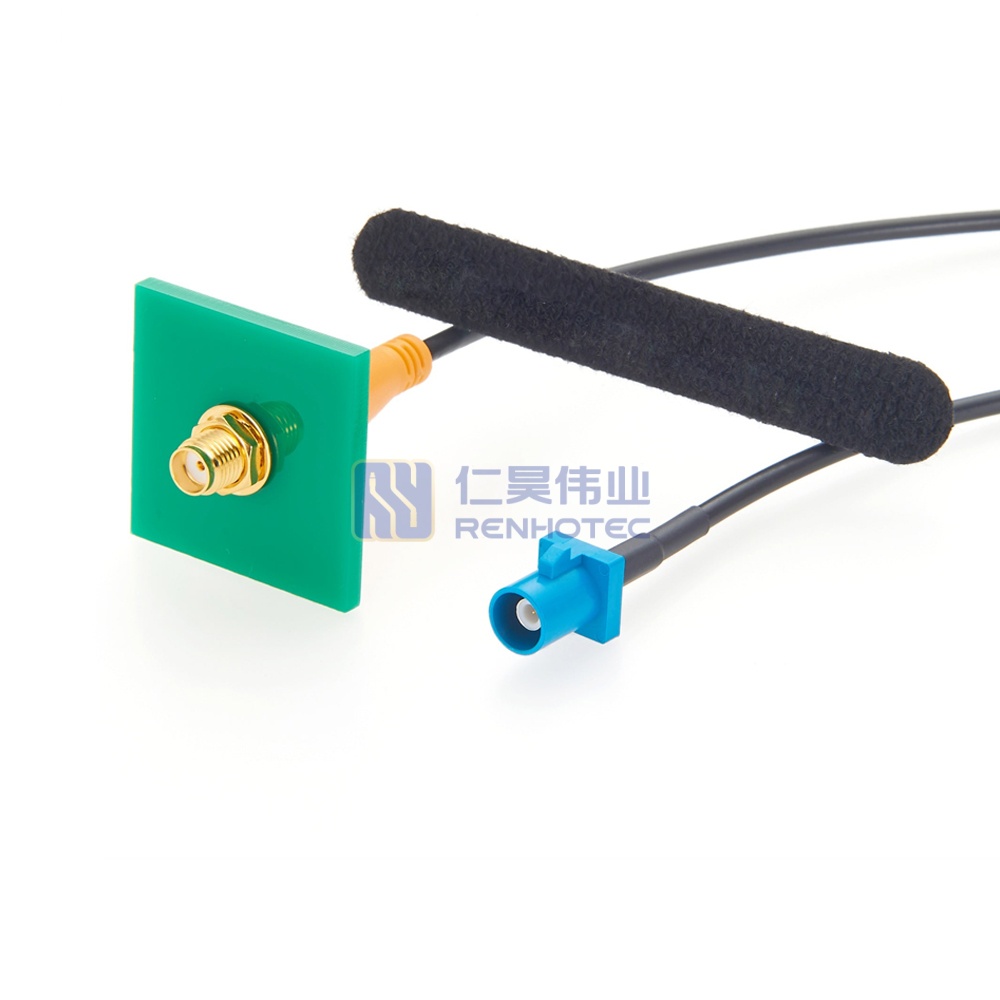 FAKRA Male to SMA Bulkhead Mount with Cable RG174 - RHT-605-20911 - Image 2