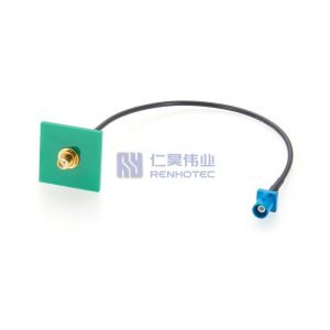 FAKRA Male to SMA Bulkhead Mount with Cable RG174 - RHT-605-20911