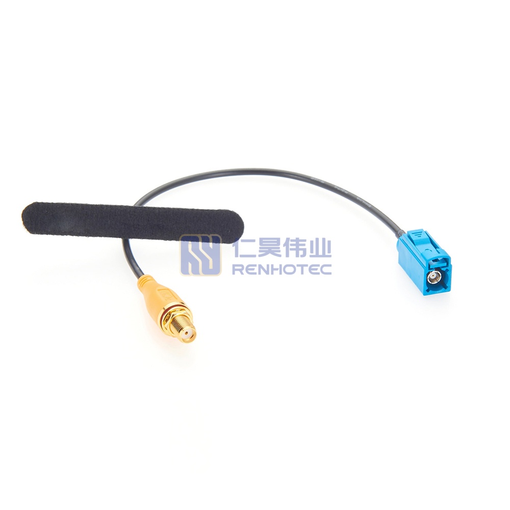 Fakra Female to SMA Bulkhead Mount with Cable RG174 - RHT-605-20912 - Image 2
