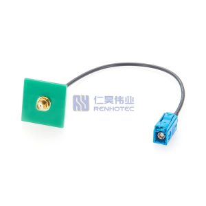 Fakra Female to SMA Bulkhead Mount with Cable RG174 - RHT-605-20912