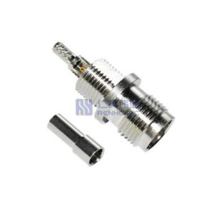 TNC Bulkhead Connector Crimp Type Straight for Panel Mount - RHT-615-0008