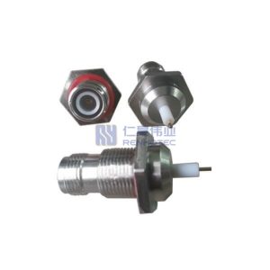 Reverse Polarity TNC Connector Jack Male Pin Straight Bulkhead for Panel Mount - RHT-615-0239