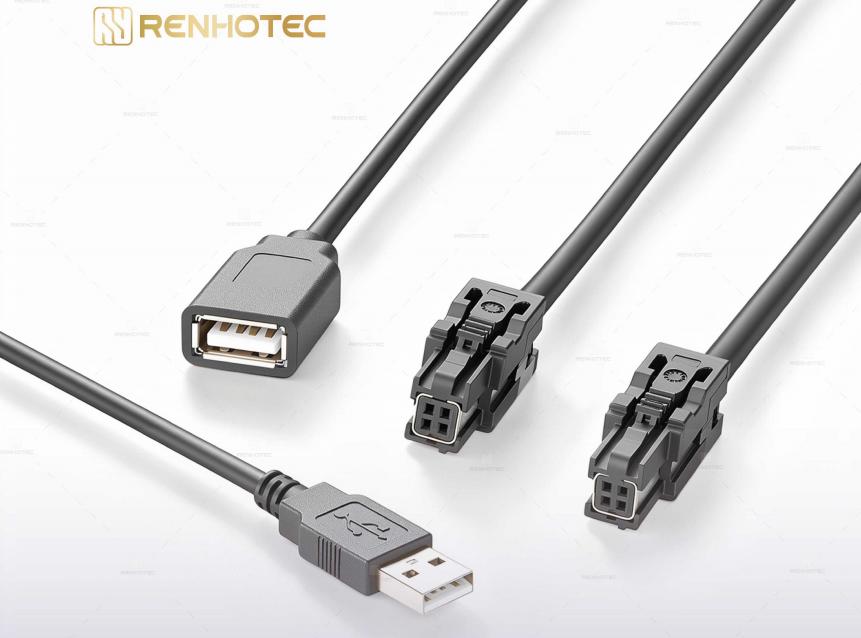 Renhotec HSC automotive connector family overview
