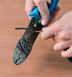 Tools and materials required for HSD connector assembly